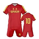 Kids Soccer Jersey and Shorts Set, Youth Uniform for Boys and Girls