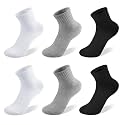 Kids Socks Crew Length: Athletic Cotton Soft for Sports &amp; School