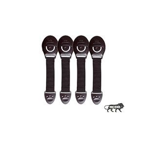 kids station furniture safety locks for baby safety - strong and adhesive childtoddlerinfants safety locks for drawers cabinets fridge and cupboard - baby proofing product - pack of 4 brown