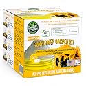 Kids Sunflower Garden Kit – Grow Your Own Sunflowers from Seeds with Greenhouse Germination Domes & Grow Rings, Non-GMO Seeds, BPA-Free | Gardening Gift for Kids & Families, Made in USA