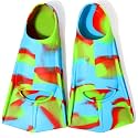 Kids Swim Fins Short Blade Training Flippers for Lap Swimming