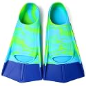 Kids Swim Fins Short Blade Training Flippers for Lap Swimming