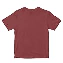 Kids T-Shirt Plain Colour T-Shirt Super-Combed Bio-Washed 100% Cotton Boy's Girl's Regular Fit Unisex T-Shirt