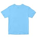 Kids T-Shirt Plain Colour T-Shirt Super-Combed Bio-Washed 100% Cotton Boy's Girl's Regular Fit Unisex T-Shirt