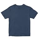 Kids T-Shirt Plain Colour T-Shirt Super-Combed Bio-Washed 100% Cotton Boy's Girl's Regular Fit Unisex T-Shirt