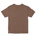 Kids T-Shirt Plain Colour T-Shirt Super-Combed Bio-Washed 100% Cotton Boy's Girl's Regular Fit Unisex T-Shirt
