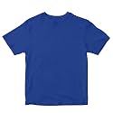 Kids T-Shirt Plain Colour T-Shirt Super-Combed Bio-Washed 100% Cotton Boy's Girl's Regular Fit Unisex T-Shirt