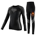 Kids Thermal Underwear Set, Long Johns Base Layer Top & Bottom