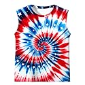 Kids Tie Dye Tank Tops Boys Girls Sleeveless Tee 5-14 Years