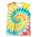 Kids Tie Dye Tank Tops Boys Girls Sleeveless Tee 5-14 Years