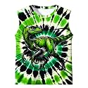 Kids Tie Dye Tank Tops Boys Girls Sleeveless Tee 5-14 Years