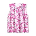 Kids Tie Dye Tank Tops Childrens Sleeveless T Shirts Hippies Tees for 5-14 Years Boys Girls