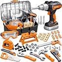 Kids Tool Set, Toddler Tool Box, Toy Drill, Construction Toys for Ages 3-5