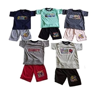 Kids Tshirts and Trouser Pack of 5-Multicolor
