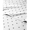 Kids Twin Black Polka Dots Bed Sheets - 3 Piece Black Polka Dots Sheet Set