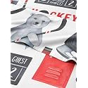 Kids Twin Size Hockey Bear Bed Sheets - 3 Piece Bear Sheet Set - Ice Hockey Puck Print Bedding - Soft, Cute &amp; Cozy - Breathable &amp; Machine Washable - Sports Bed Set for Boys, Girls, Teens &amp; Toddlers