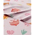Kids Twin Size Pink Fish Bed Sheets - 3 Piece Kids Pink Fish Sheet Set