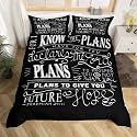 Vintage Bible Comforter Cover Set Kids Boys Queen