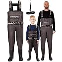 Kids Waders Waterproof Boots - Chest Waders For Kids, Men &amp; Women Fishing