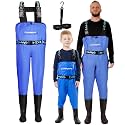 Kids Waders Waterproof Boots - Chest Waders For Kids, Men &amp; Women Fishing