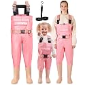 Kids Waders Waterproof Boots - Chest Waders For Kids, Men &amp; Women Fishing
