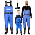 Kids Waders Waterproof Boots - Chest Waders For Kids, Men &amp; Women Fishing
