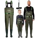 Kids Waders Waterproof Boots - Chest Waders For Kids, Men &amp; Women Fishing