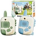 Kids Walkie Talkies Toys for Boys: Dinosaur Toys 2 Pack Birthday Gifts for 3-7 Year Old Boys and Girls, Camping Outdoor Games, Christmas Easter Gifts
