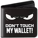 Kids Wallet for Boys, Boys Wallet for Kids Ages 4-5-6-7-8-9-10-11-12-13-14-15-16, Don't Touch My Wallet for Teen Boy, Cool Christmas Birthday Gift Ideas Stocking Stuffer for Teenage Teenager Leather