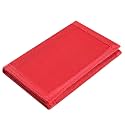 Kids Wallet for Boys Girls Teens Trifold, Canvas Toddler Wallet for Boys, Cute Zipper Wallets Youth with Coin Pocket and Card Holders, Novelty Wallets for Childrens Birthday Gifts (Red)