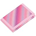 Kids Wallet for Boys Girls Teens Trifold, Canvas Toddler Wallet for Boys, Cute Zipper Wallets Youth with Coin Pocket Card Holders, Novelty Wallets for Childrens Birthday Gifts (Rainbow Glitter 08)