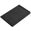 Kids Wallet for Boys Girls Teens Trifold, Canvas Toddler Wallet for Boys, Cute Zipper Wallets Youth with Coin Pocket and Card Holders, Novelty Wallets for Childrens Birthday Gifts (Black)