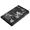 Kids Wallet for Boys Girls Teens Trifold, Canvas Toddler Wallet for Boys, Cute Zipper Wallets Youth with Coin Pocket and Card Holders, Novelty Wallets for Childrens Birthday Gifts (Digital grey)