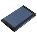 Kids Wallet for Boys Girls Teens Trifold, Canvas Toddler Wallet for Boys, Cute Zipper Wallets Youth with Coin Pocket and Card Holders, Novelty Wallets for Childrens Birthday Gifts (Navy blue)