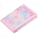 Kids Wallet for Boys Girls Teens Trifold, Canvas Toddler Wallet for Boys, Cute Zipper Wallets Youth with Coin Pocket Card Holders, Novelty Wallets for Childrens Birthday Gifts (Color 01)