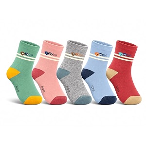 kids warm cotton socks pack of 5  soft stretchable winter socks for boys amp girls