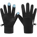 Kids Warm Winter Gloves, 3-Finger Touchscreen, for Cycling, Running