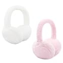 Kids Winter Earmuffs Baby Warm Ear Muff Girls Cute Furry Ear Warmers Boys Foldable Ear Covers for Cold Weather