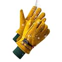 Kids Waterproof Winter Work Gloves, Insulated Warm Windproof (Age 5-7, M)