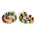 MarvelStore Wooden Alphabet and Number Train Toy Combo Set | A to Z Letters and 0-9 Digits Educational Learning Toys for Kids – Multicolor Montessori Toy for Toddlers and Preschoolers