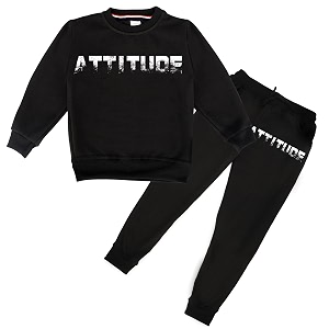 Kids Woolen Graphic Print Sweatshirts and Sweatpants