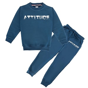 Kids Woolen Graphic Print Sweatshirts and Sweatpants