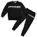 Kids Woolen Graphic Print Sweatshirts and Sweatpants