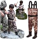 kids to youth waterproof chest waders, Swamp Mudding wader for boys and girls