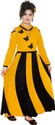 KidsCute Girls Maxi/Full Length Party Dress (Yellow, Full Sleeve)