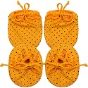 Knotted Mittens Booties Combo for New Born Baby |Kids Mittens-Socks for Infant(Multicolor, 0-6 Month) -Pack of 2 Set