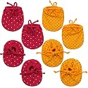 Knotted Mittens- Booties Set for Baby Babies/Mitten Booty Set for Baby Boy and Baby Girl (0-6 Month)-Set of 4 Pair