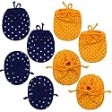 Knotted Mitten Booti Set for New Born Baby (0-6 Month)-Set of 4 Pair