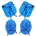 Mittens- Booties Set for Baby/Knotted Mitten Booty Set for Baby Boy and Baby Girl (0-6 Month)-Set of 2 Pair