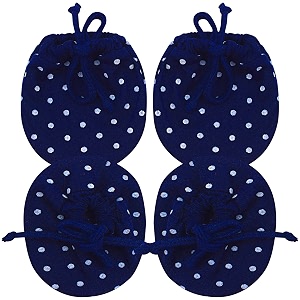 soft cotton knotted mittens and booties for new born babycotton mitten for toddlerkids mittenscotton cloth tying knotted mittenmulticolor 0-6 month - pack of 2 set